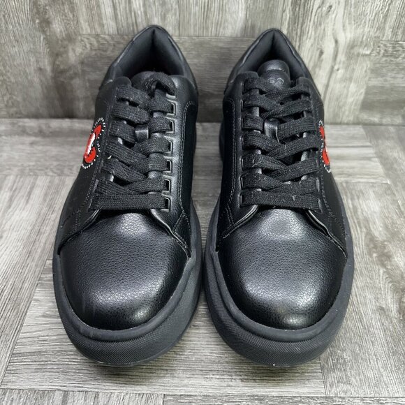 Aldo Lachlen Valentine's Edition Taken Men's size 8 Casual Black Red Shoes - Picture 3 of 8
